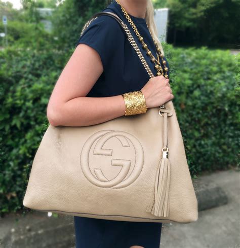 gucci leather tote grey|Gucci extra large tote bag.